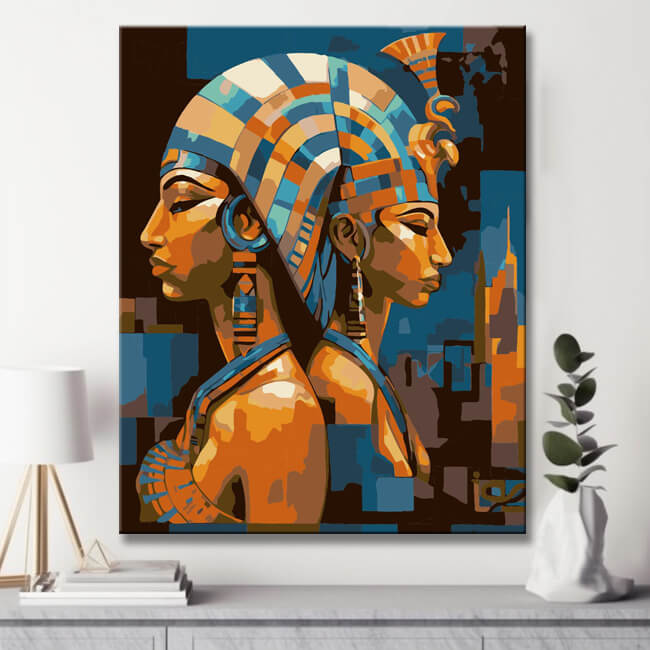 Egyptian rulers - painting by numbers