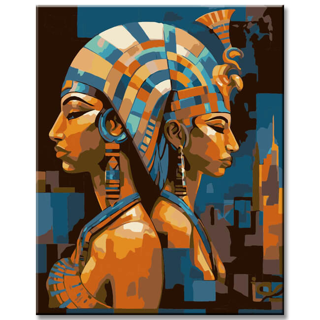 Egyptian rulers - painting by numbers