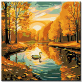 Autumn Park - Painting by Numbers