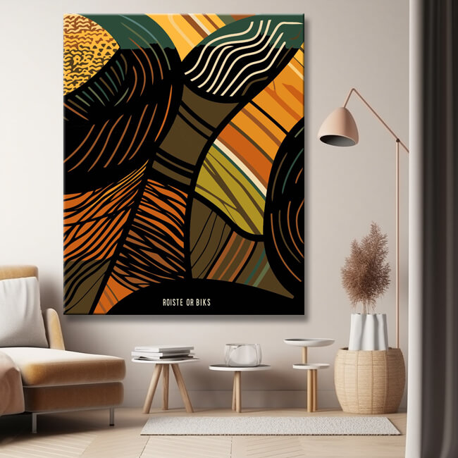 African Strokes - Painting by Numbers