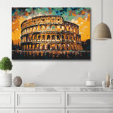 Impressionism Roman Colosseum Painting by Numbers - Shipping from DE