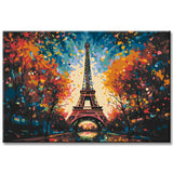 Impressionism Eiffel Tower - Painting by Numbers