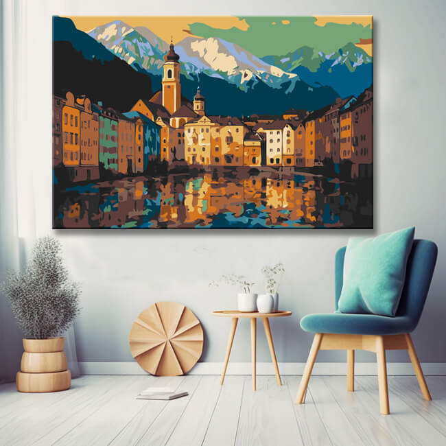 Innsbruck Austria Painting by Numbers