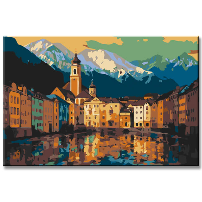 Innsbruck Austria Painting by Numbers