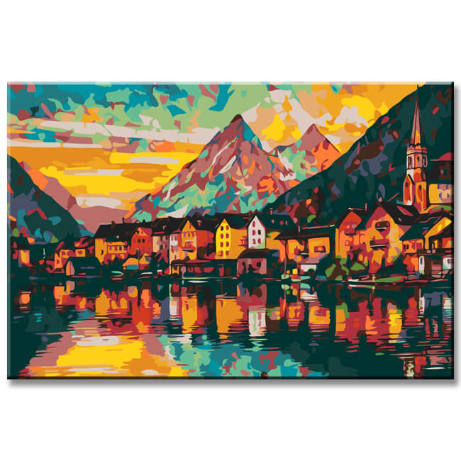 Engelberg Switzerland Painting by Numbers - Shipping from DE