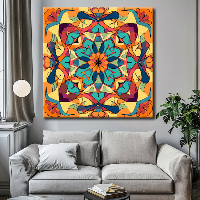 Paint By Numbers Beautiful Shapes Painting