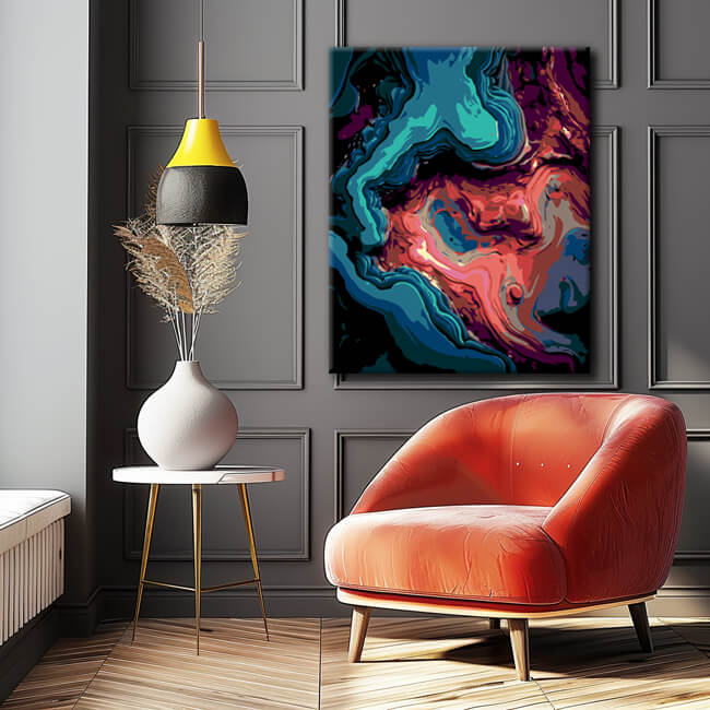 Paint By Numbers Color Game Painting