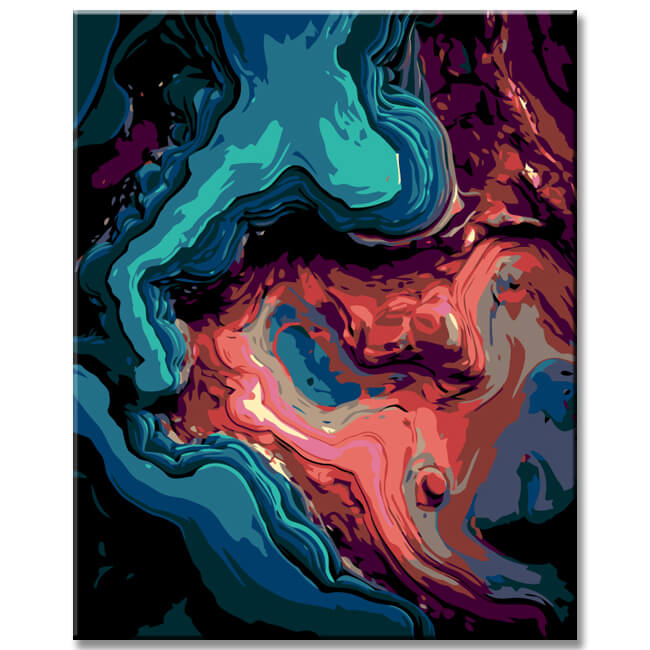 Paint By Numbers Color Game Painting