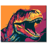 Angry T-RexPaint By Numbers