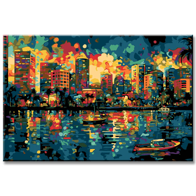 Honolulu Hawaii USA Paint by Numbers