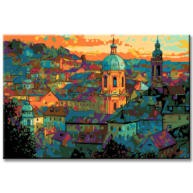 Graz Austria Impression Painting by Numbers