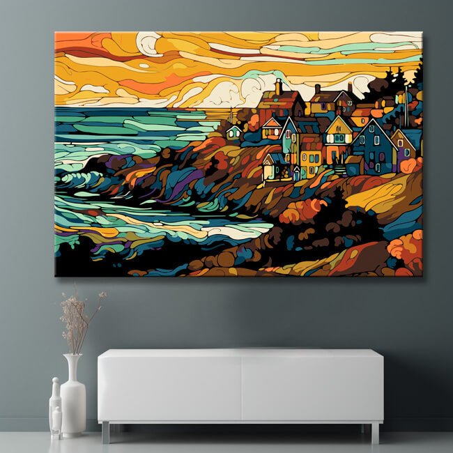 Cape Breton Island Canada Impression Painting by Numbers