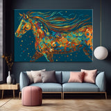 A horse painting by numbers - shipping from DE