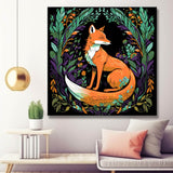 Art Nouveau Fox - Painting by Numbers