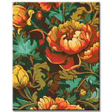 Chinese floral pattern - painting by numbers