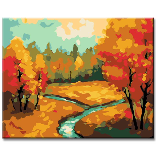 Paint By Numbers Autumn Art