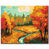 Paint By Numbers Autumn Art