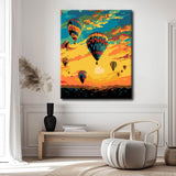 Paint By Numbers Painting Hot Air Balloon