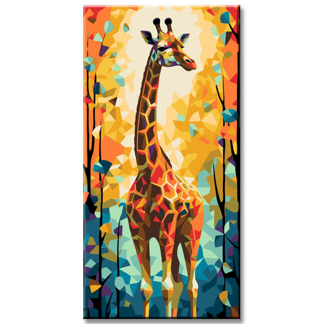 Art Nouveau Animal Motifs as a Gallery Wall – Exclusive Canvas Paintings, 4-panel