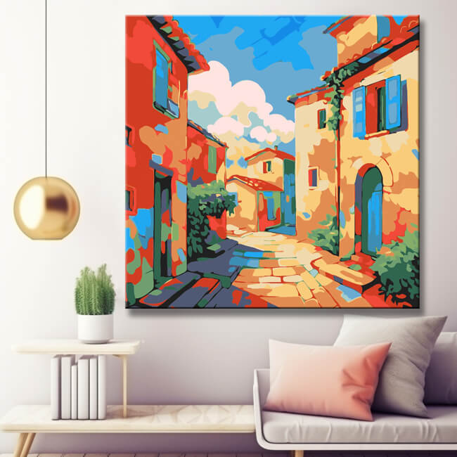Neo-Impressionism Pop Art Deco - Painting by Numbers
