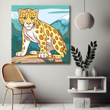 Colorful Jaguars - Painting by Numbers