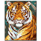 Art Nouveau Animal Motifs as a Gallery Wall – Exclusive Canvas Paintings, 4-panel