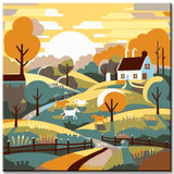 Farm Scene - Paint by Numbers