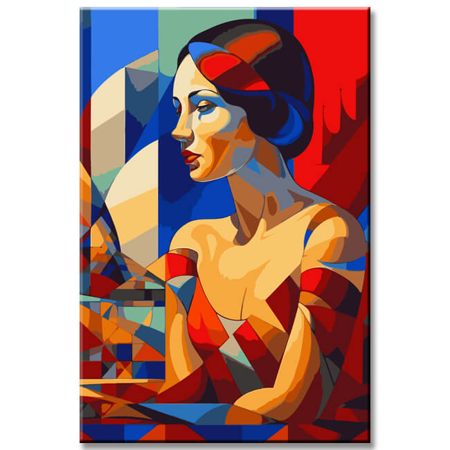 Painting by Numbers - Elegant Beauty - Georgy Kurasov art style
