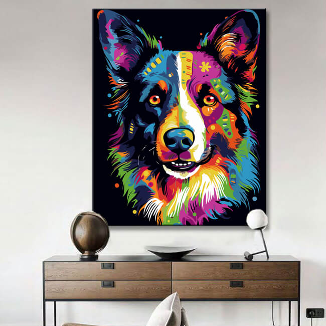 Disney Dog - Border Collie - Paint by Numbers