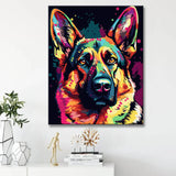 Disney Dog - German Shepherd - Painting by Numbers