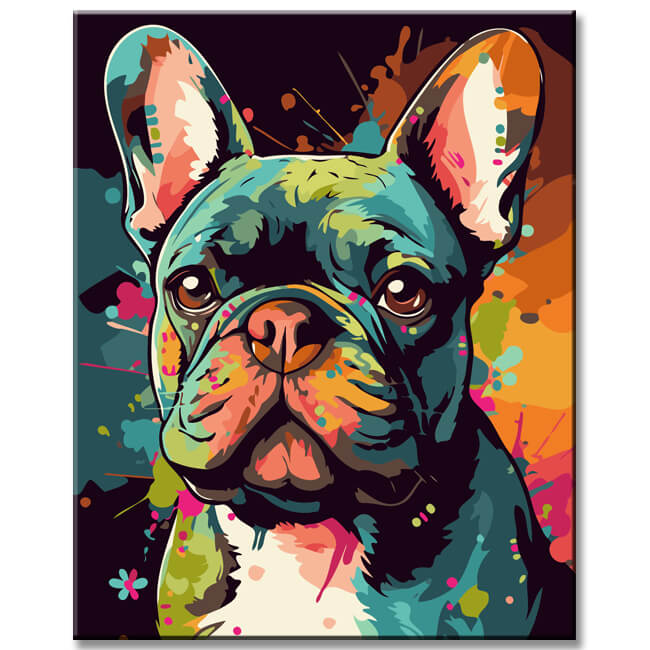 Disney Dog - Bulldog - Painting by Numbers