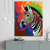 Disney zebra - painting by numbers