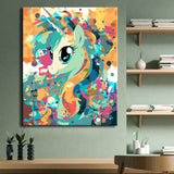 Disney Unicorn - Paint by Numbers