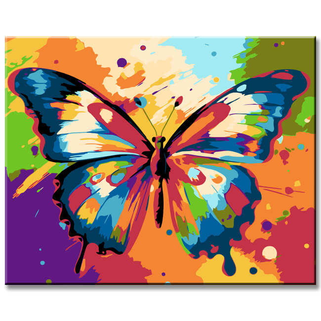 Butterfly - Painting by Numbers Fauvism