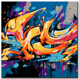 Free Graffiti Art I - Painting by Numbers