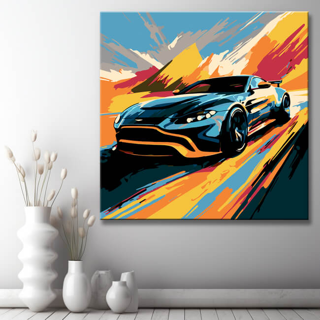 Automobile Art I Painting by Numbers