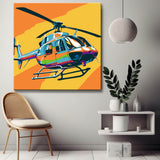 Helicopter painting by numbers