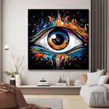 Abstract eye symbol paint by numbers