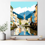 Bad Ischl painting by numbers