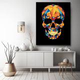 Geometric Skull - Paint by Numbers