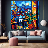 City view - painting by numbers