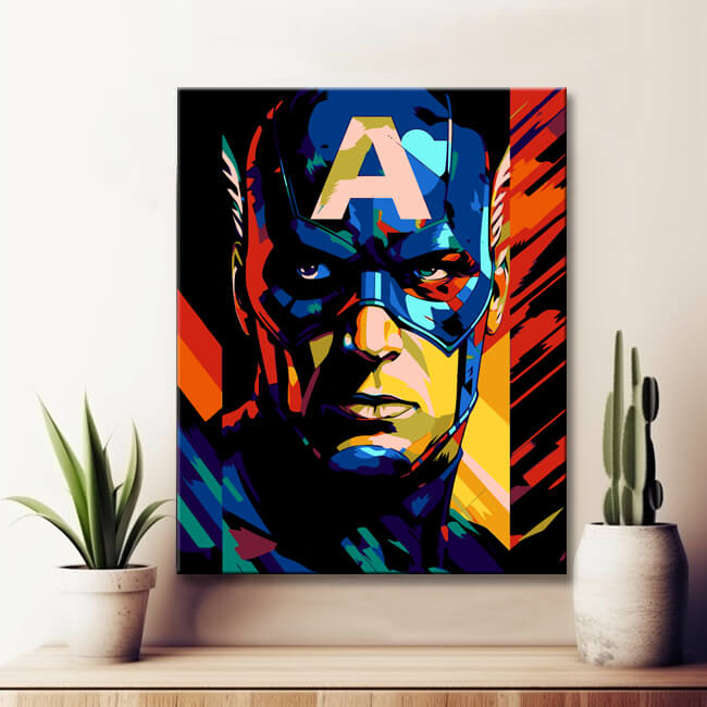 Comic Pop Art - Paint by Numbers