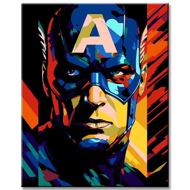 Comic Pop Art - Paint by Numbers