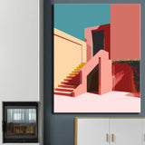 Barragan's Architecture Art - Color Vector Illustration