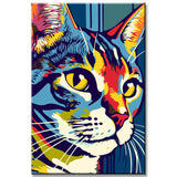 Colorful Cat - Painting by Numbers