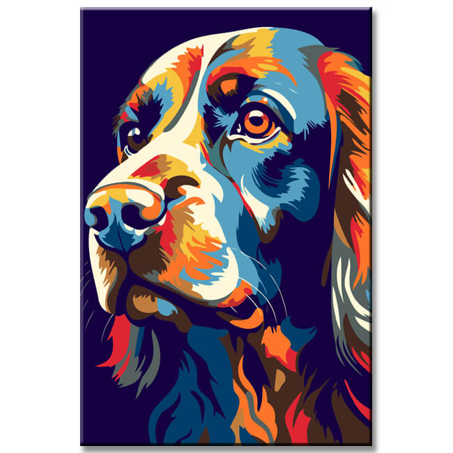 Charm of English Cocker Spaniels - Painting by Numbers