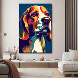 Beagle dog portrait - paint by numbers