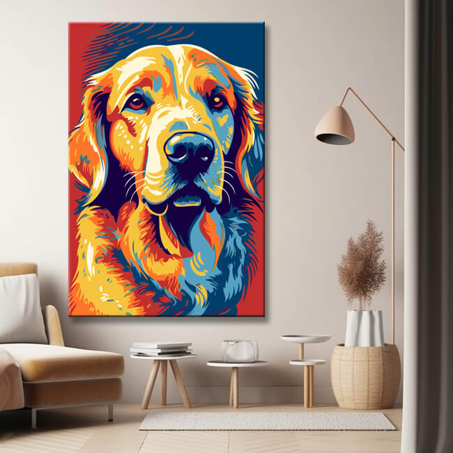 Golden Retriever - Painting by Numbers