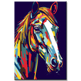 Elegant horse - painting by numbers