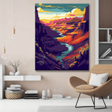 Grand Canyon River Painting by Numbers - Shipping from DE